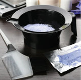 Image of hair dye and materials.