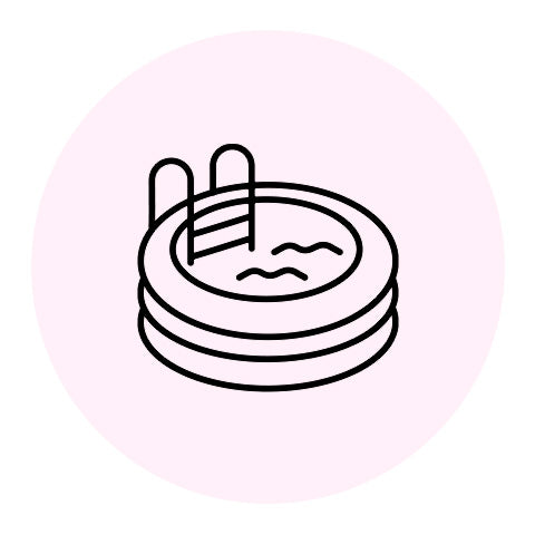 mini swimming pool icon