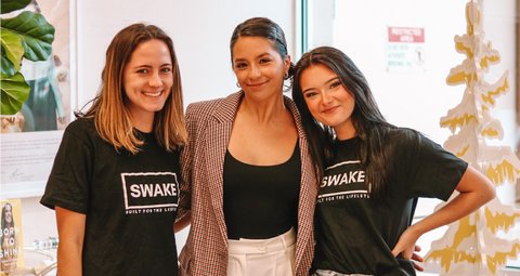 Vanessa founder of Swake and her team