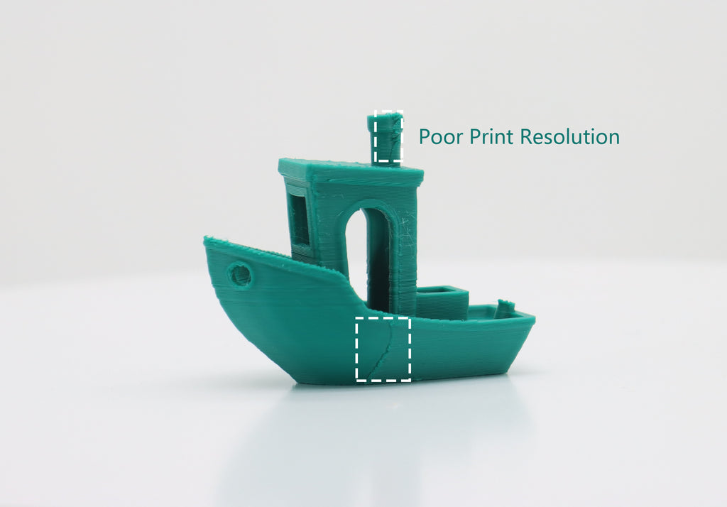 Print resolution refers to the smallest distinguishable detail a 3D printer can produce.