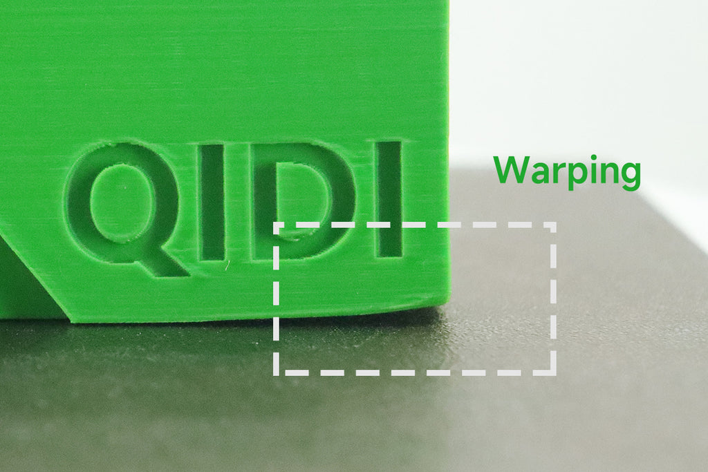 Warping is when the corners and edges of 3D-printed objects bend upwards and deform.