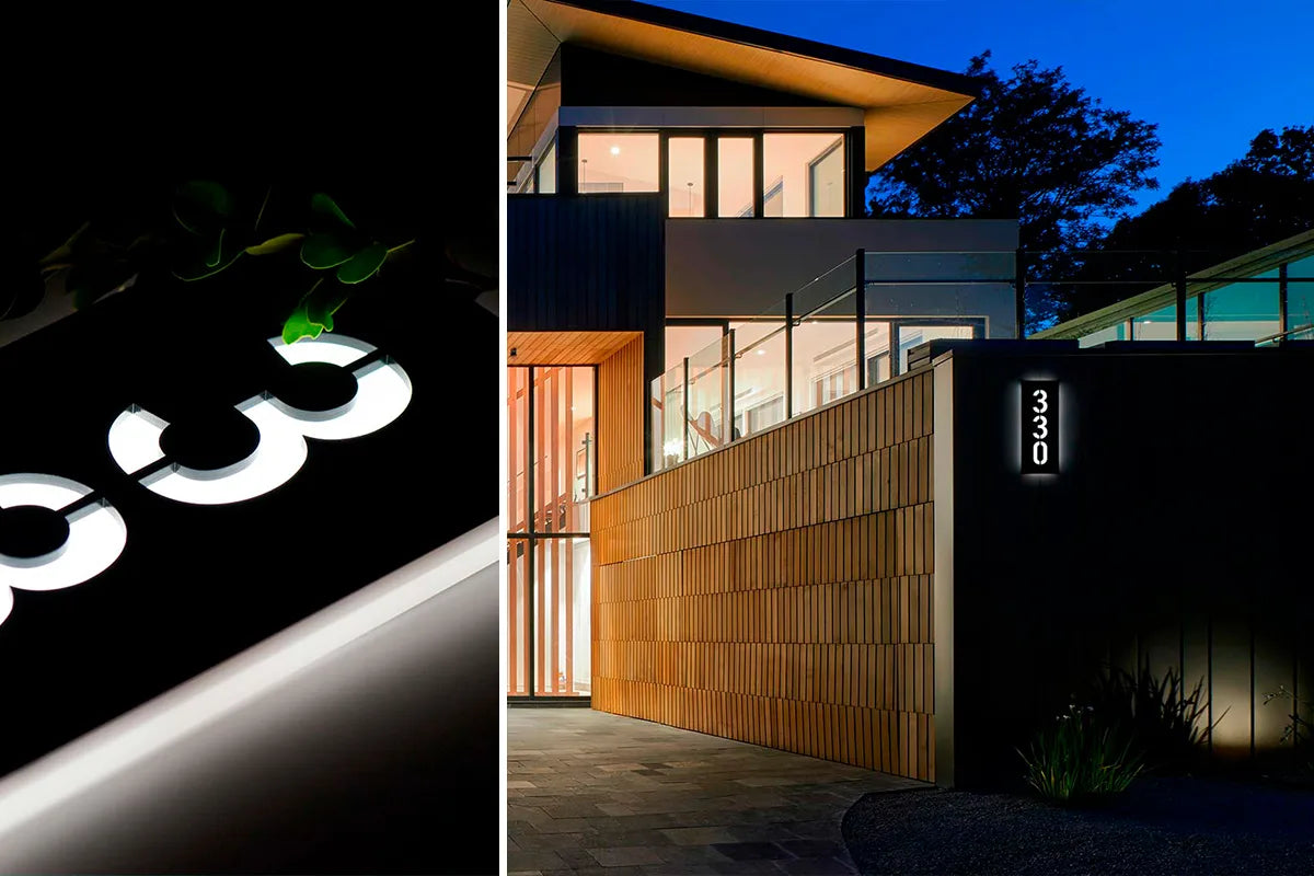 Luminous House Numbers for Exterior