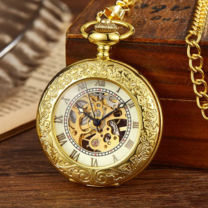 Suytable Vintage Mechanical  Skeleton Pocket Dress Watch - Suytable.com