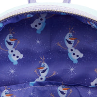 Loungefly Disney - Frozen Queen Elsa Olaf Anna Blue Purple Ice Backpack WDBK2226