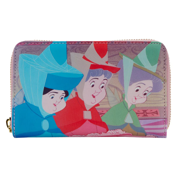 Loungefly Disney Aurora Sleeping Beauty Fairy Godmother Castle