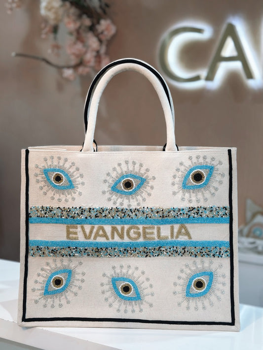 Evil Eye Tote Bag – The Beach Company