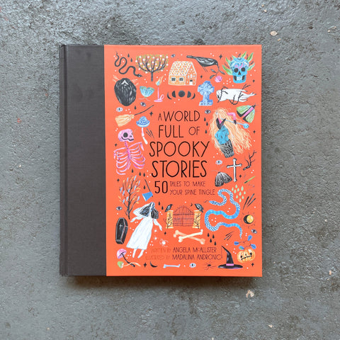 Front cover of 'A World of Spooky Stories' available from BAM Store + Space in Bristol
