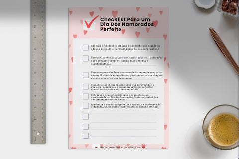 checklist dia dos namorados