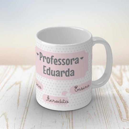 Caneca Personalizada "Professora" - DECOR PRESENTES PERSONALIZADOS