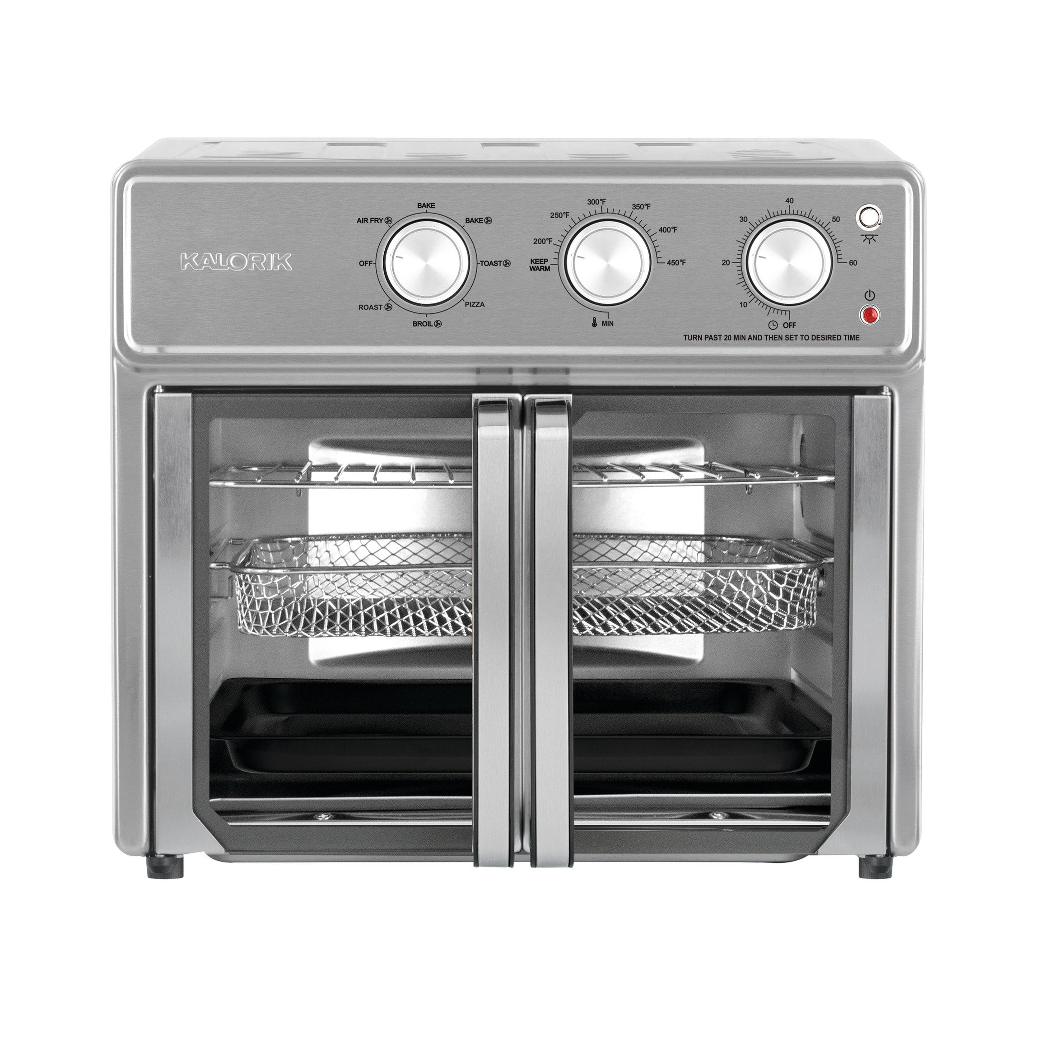 RITSU 26qt Stainless Steel Air Fryer Toaster Oven Combo, Air Fryer