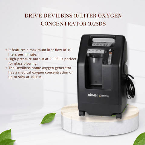 best portable oxygen concentrator - Drive DeVilbiss 10 Liter Oxygen Concentrator 1025DS