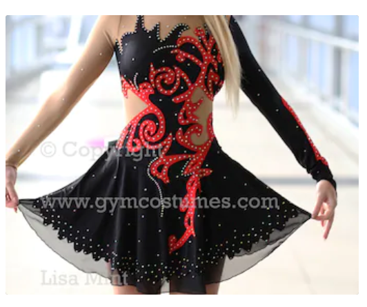 Vestido de patinaje artístico – Gymcostumes