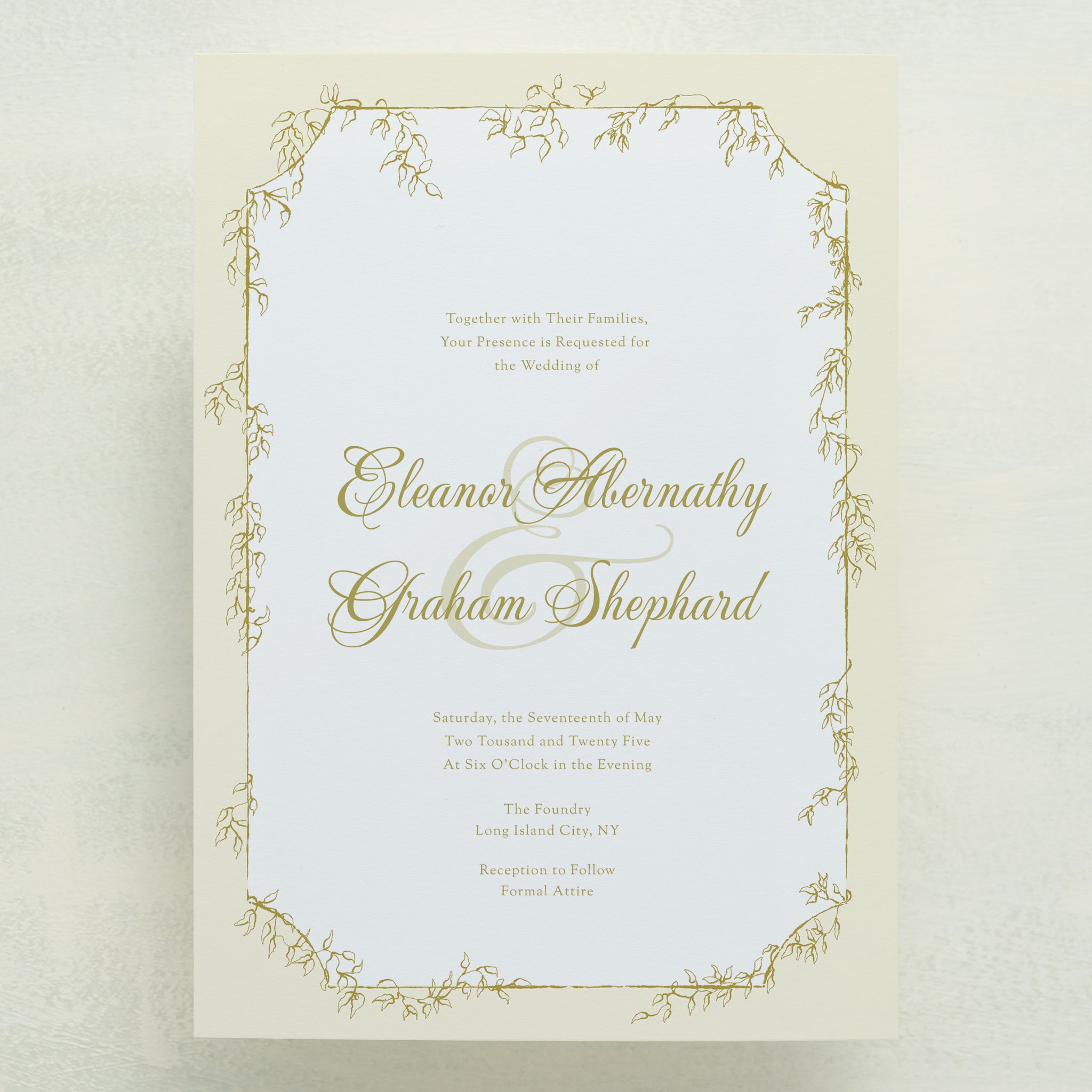 (Sample) Promenade Wedding Invitations - Artisaire product image