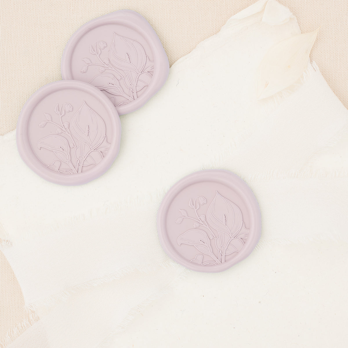 Olive Wreath in Sangria | Maurelle Calligraphy x Artisaire (pack of 25) Wax  Seals by undefined