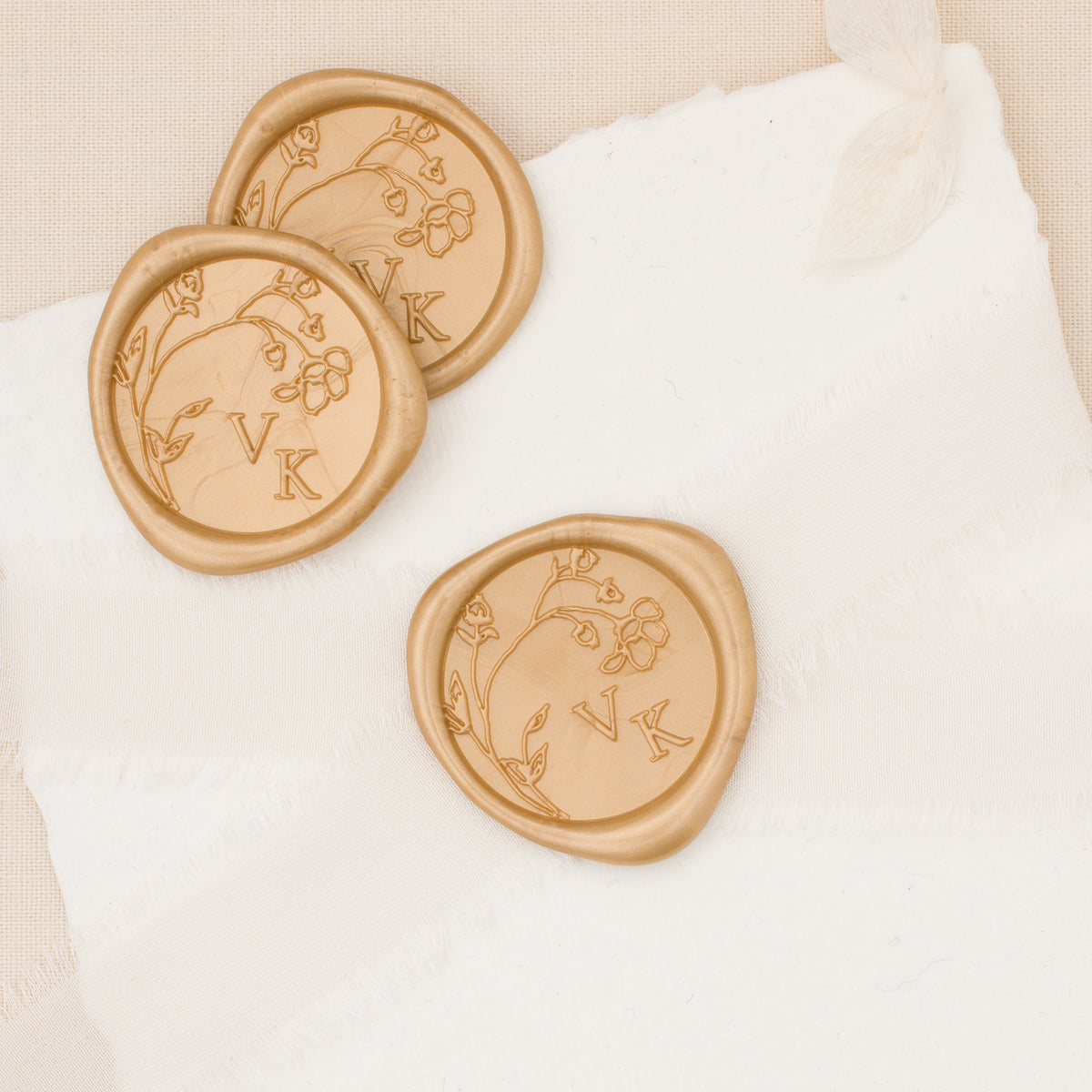 Lena Monogram Wax Stamp