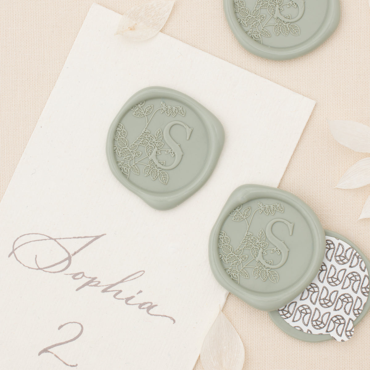 Silver Love Faux Wax Envelope Seals by Recollections™