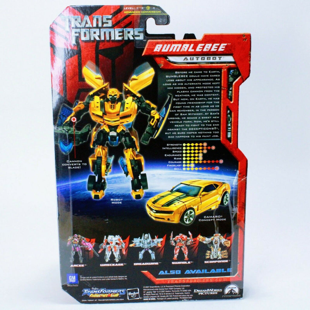 Transformers 2007 Movie Bumblebee Camaro Concept - Deluxe Class Figure –  Blueberry Cat