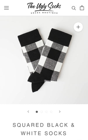 Black dress socks