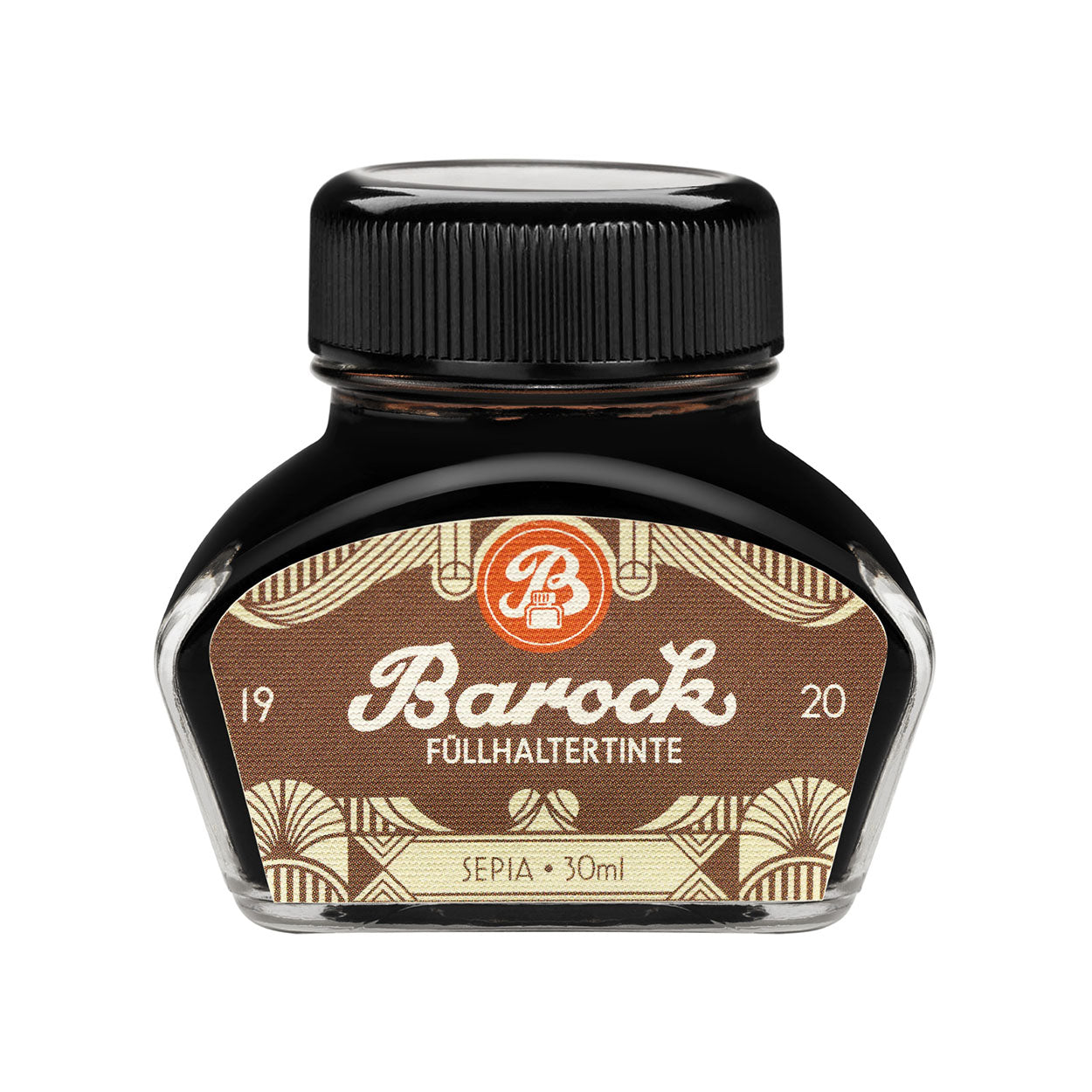 Barock 1920 Fountain Pen Ink - 30 ml Bottle - Sepia