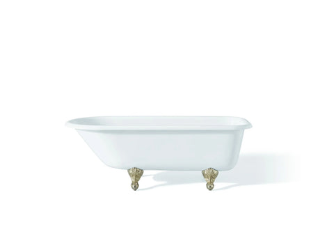 TRADITIONAL Cast Iron Bathtub With Flat Area Faucet Holes