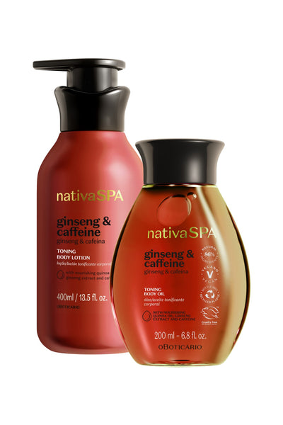 Nativa SPA Ginseng & Caffeine Toning Set