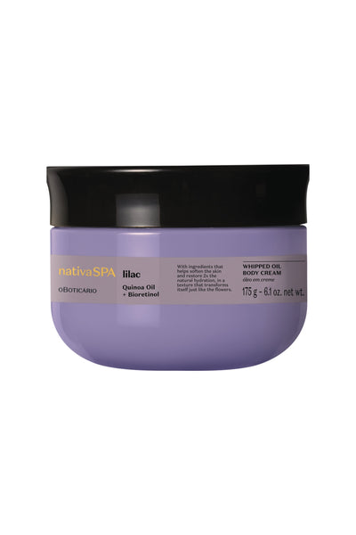 Nativa SPA Lilac Smoothing Whipped Oil Body Cream
