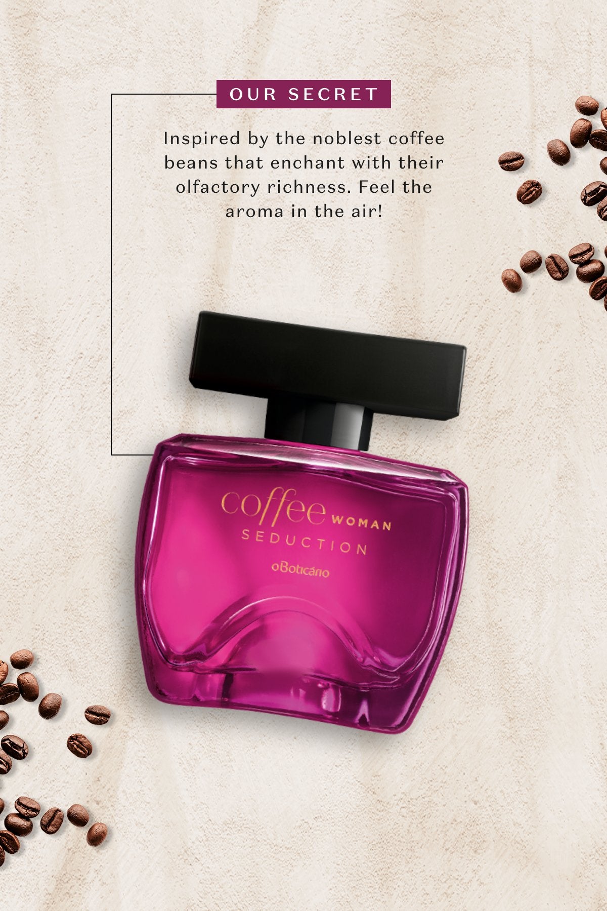  Boticario Coffee Woman perfume for women 100ml 3.4 oz By O  Brazil : Beauty & Personal Care