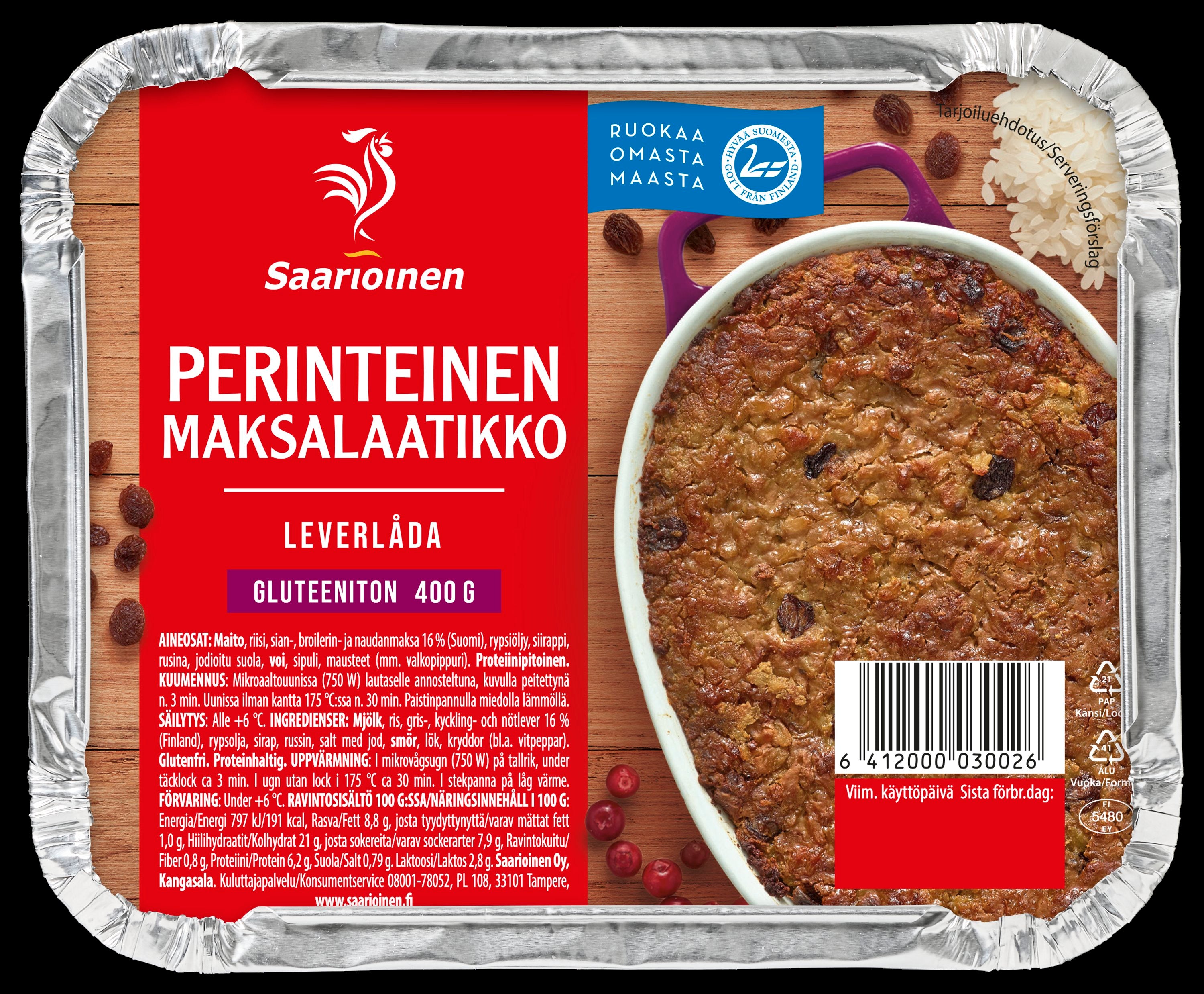 Saarioinen Maksalaatikko 400g