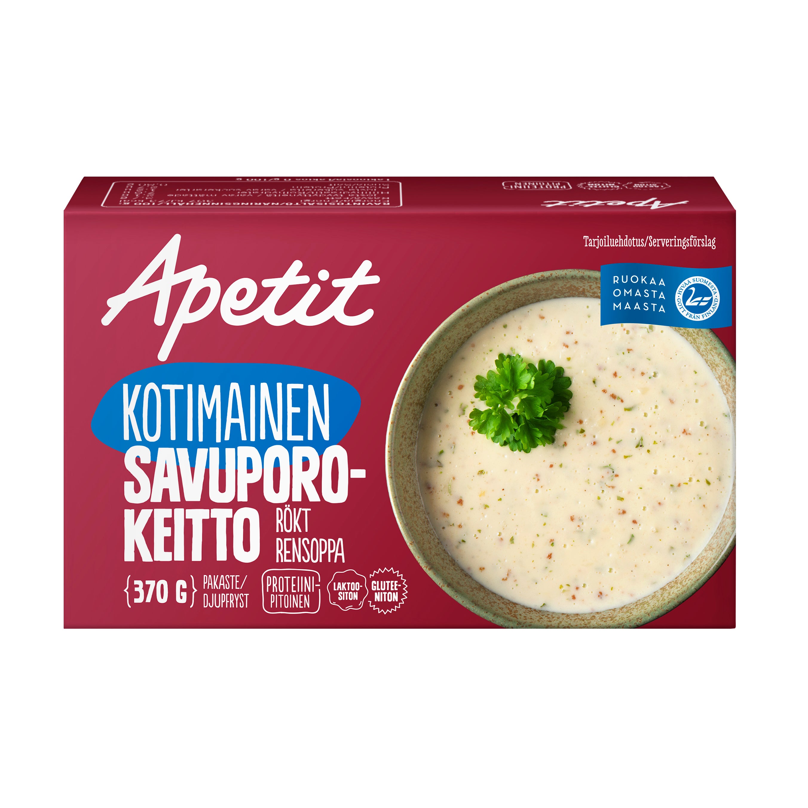 Apetit Kotimainen Savuporokeitto pakaste 370g – Suomikauppa Switzerland