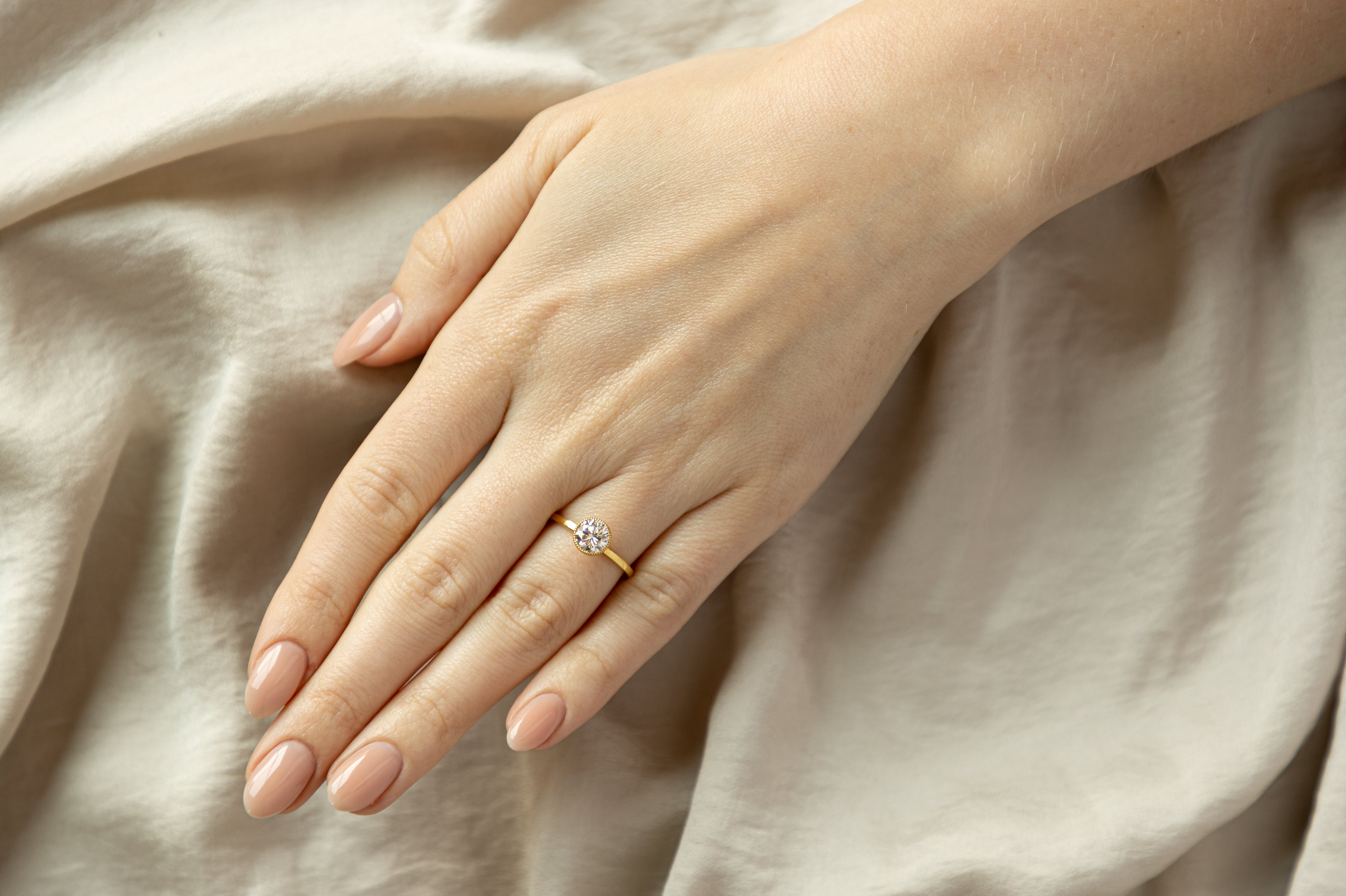 Attractive Geometric 18K Gold + Diamond Ring | Gold diamond rings, Gold  diamond, Diamond ring