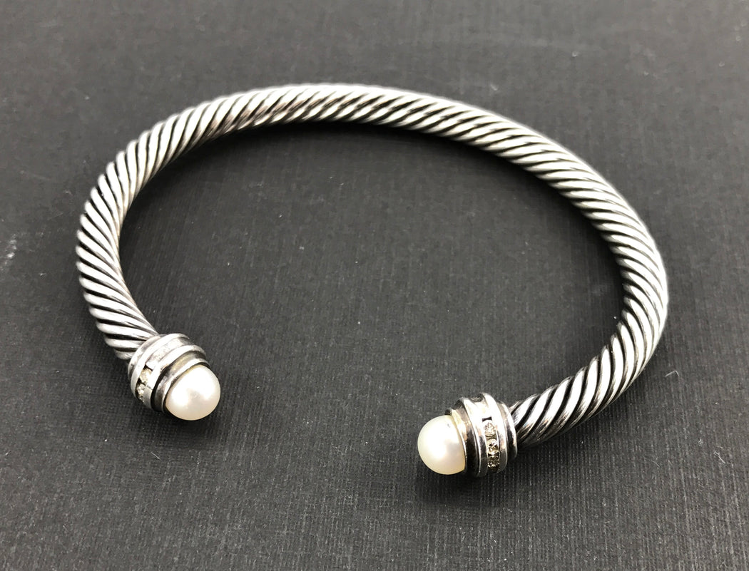 david yurman pearl cuff bracelet