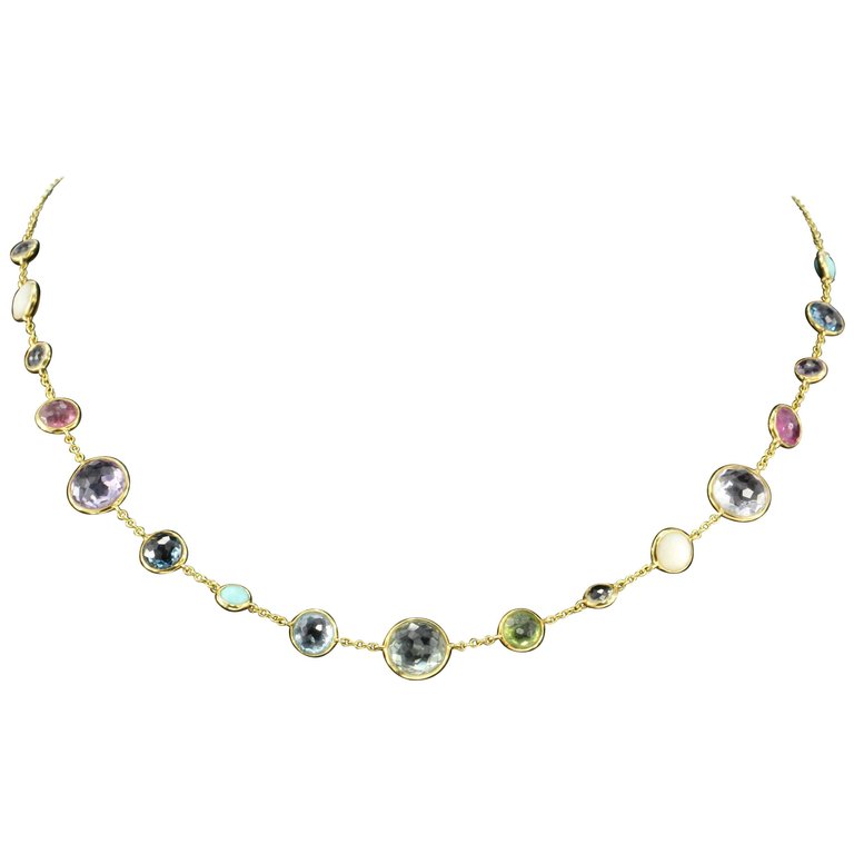 Ippolita Rock Candy Gelato Semi-Precious Multi-Stone 18K Yellow Gold M ...