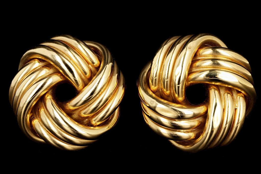 tiffany and co love knot earrings