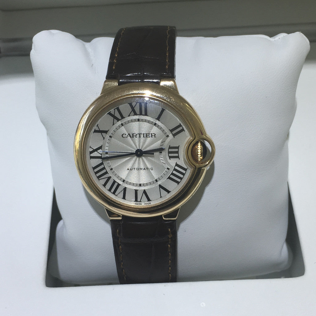 Cartier Ballon Bleu 18K Rose Gold 36mm Watch — Queen May