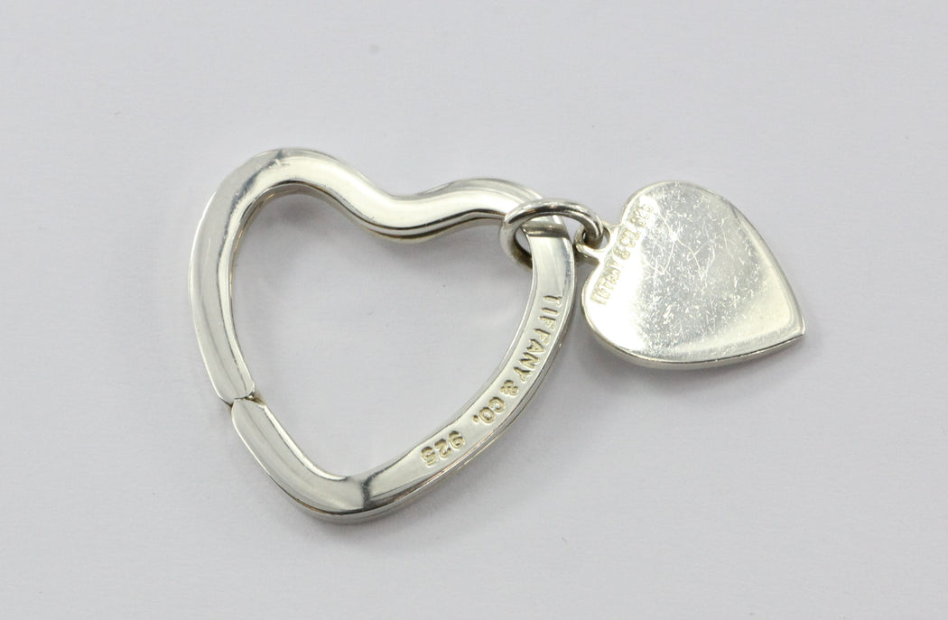 tiffany heart keyring