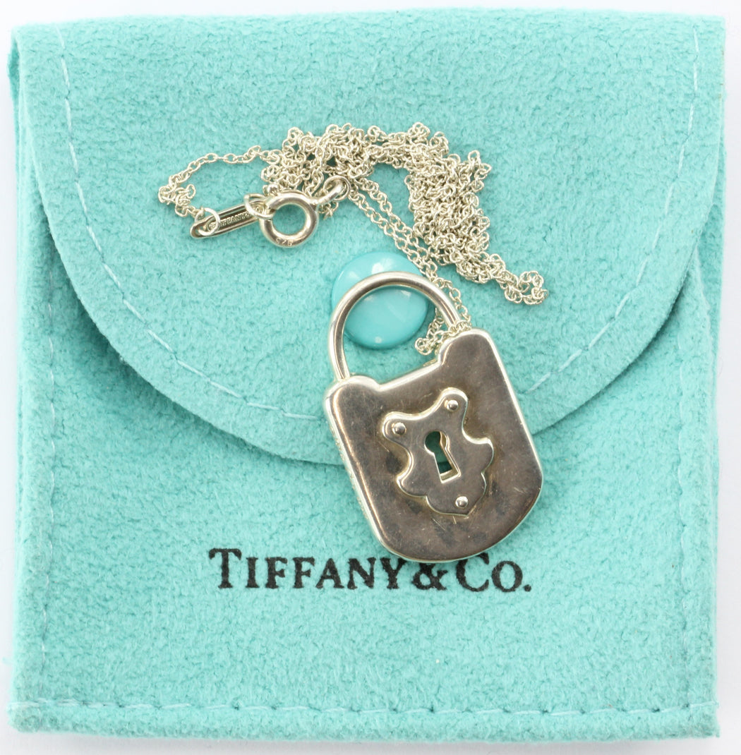 padlock necklace tiffany