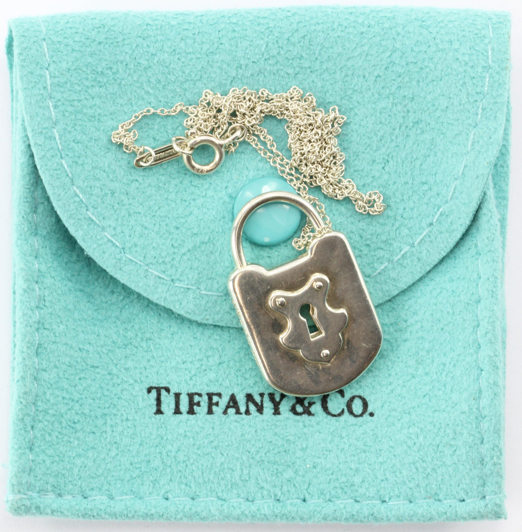 tiffany and co lock charm