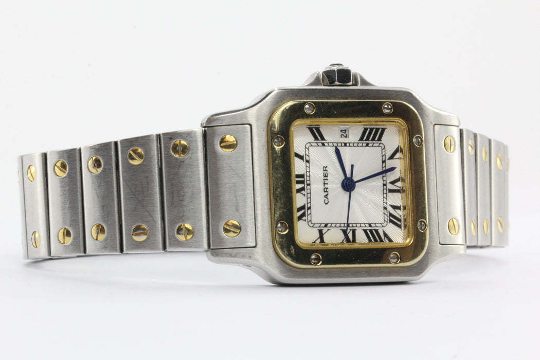 cartier stainless steel water resistant swiss made