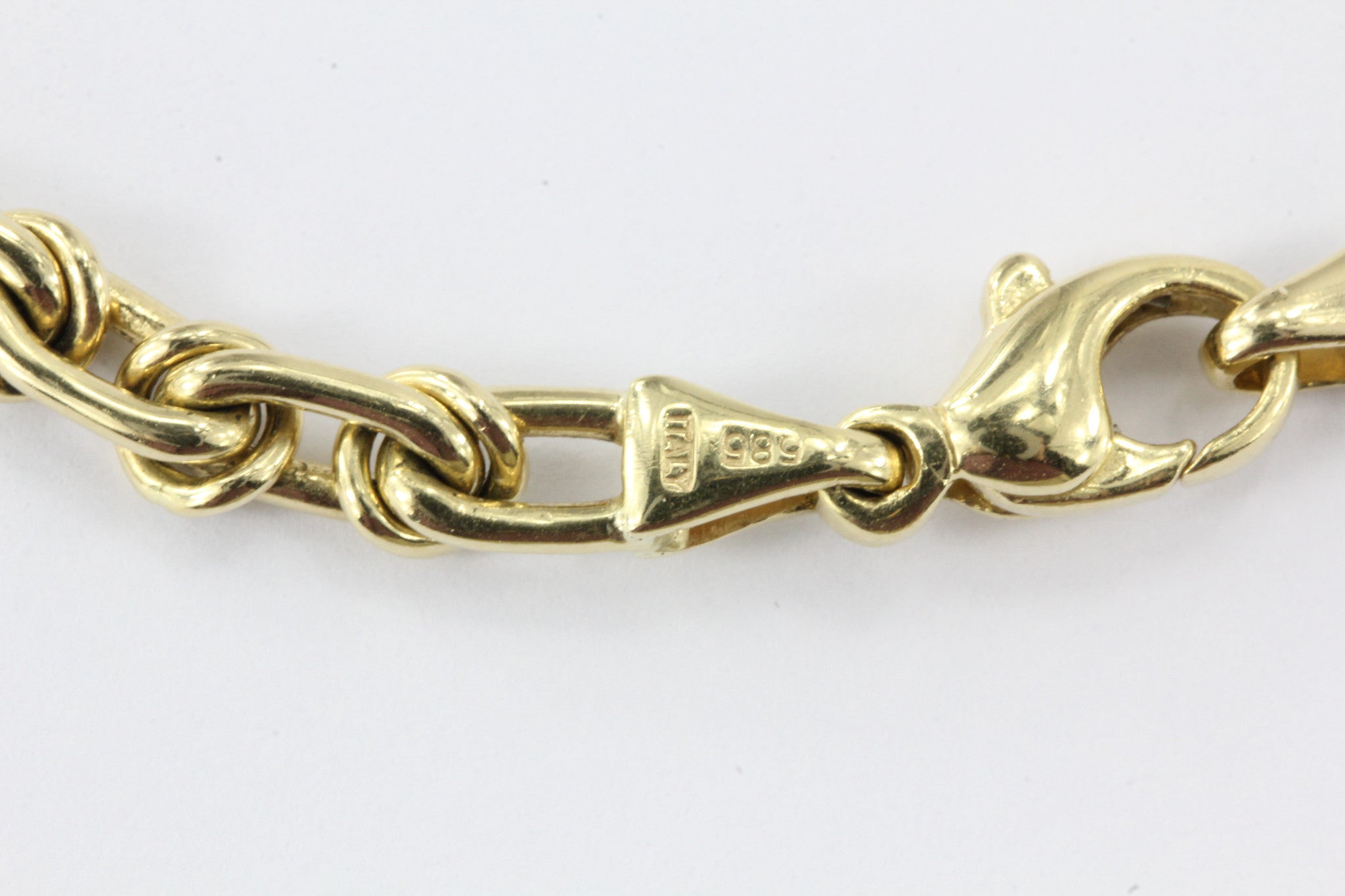 Vintage Tiffany & Co 14K Yellow Gold Chain Necklace 18