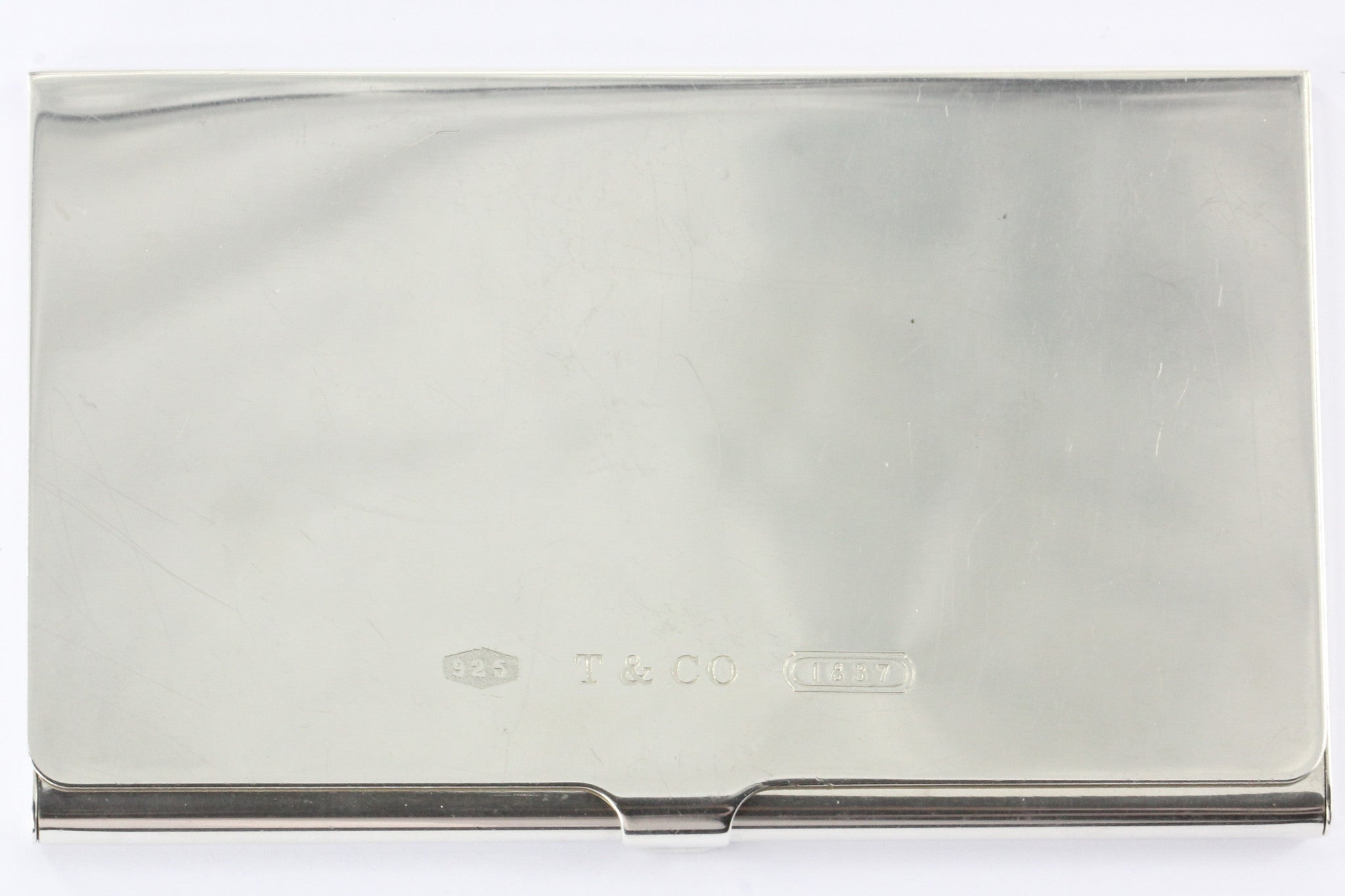 Tiffany & Co Sterling Silver 1837 Business Card Holder