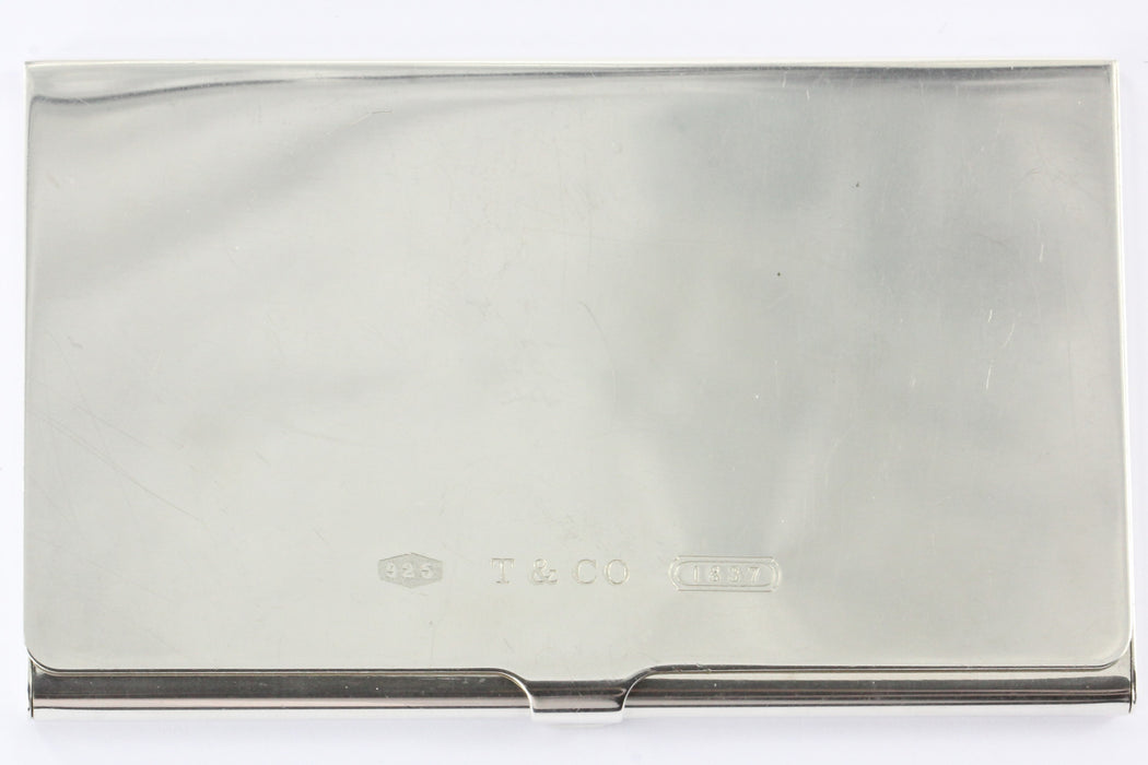 tiffany silver card holder