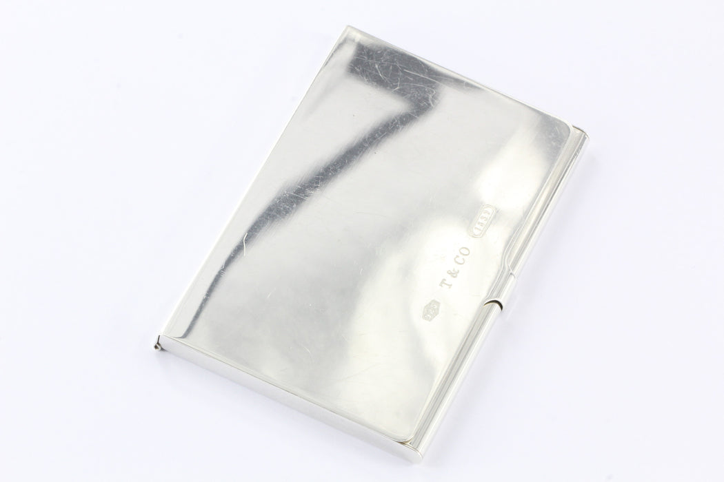 tiffany silver card holder
