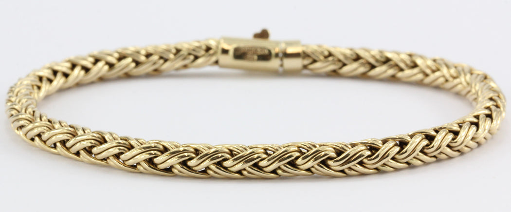 Vintage 14K Gold Tiffany \u0026 Co Woven 