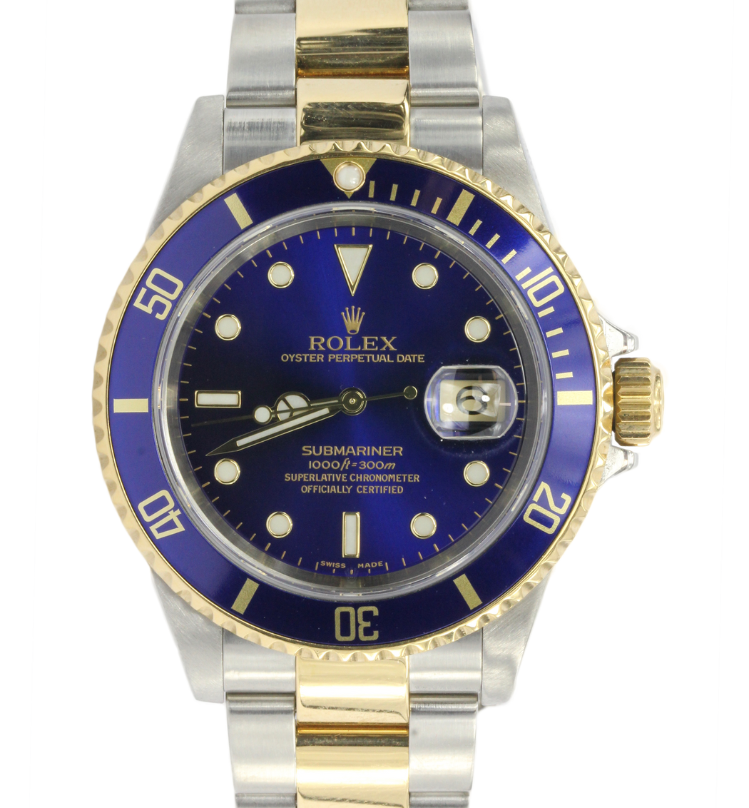 2005 rolex submariner two tone