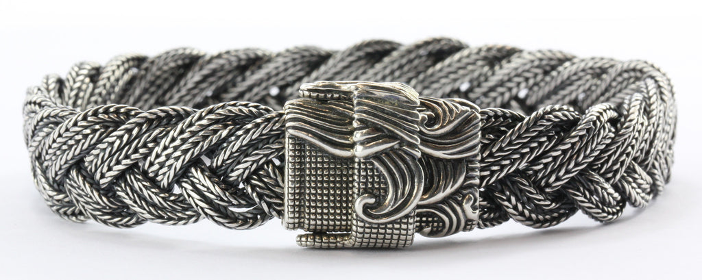 David Yurman Waves Collection Sterling Silver Woven Wave Bracelet ...