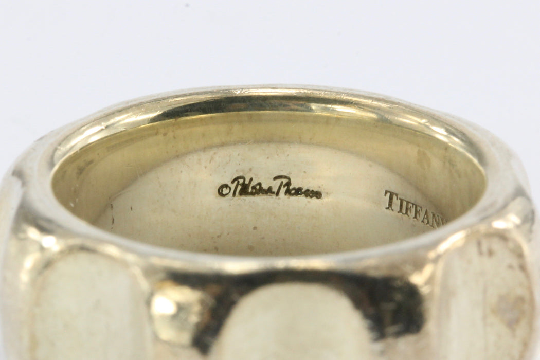 Tiffany & Co Paloma Picasso Sterling Silver True Love Groove Ring Band