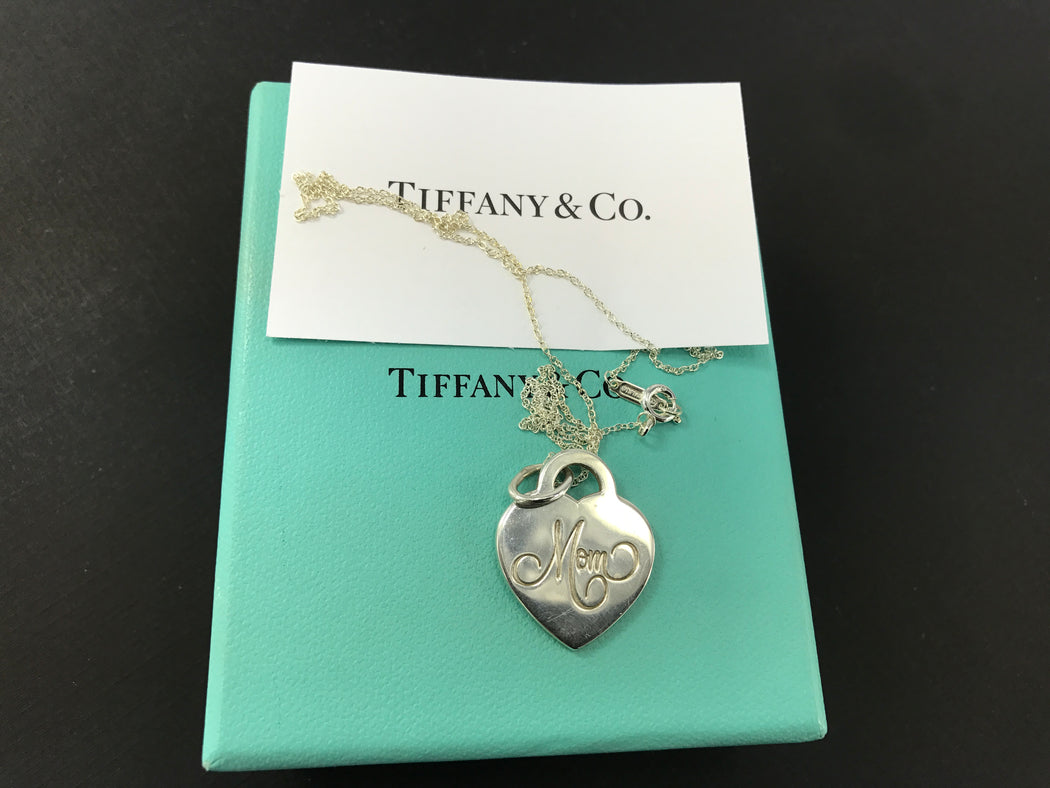 tiffany's engraved necklace