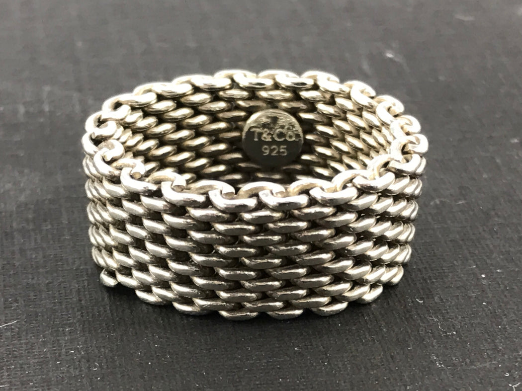 t&co 925 mesh ring