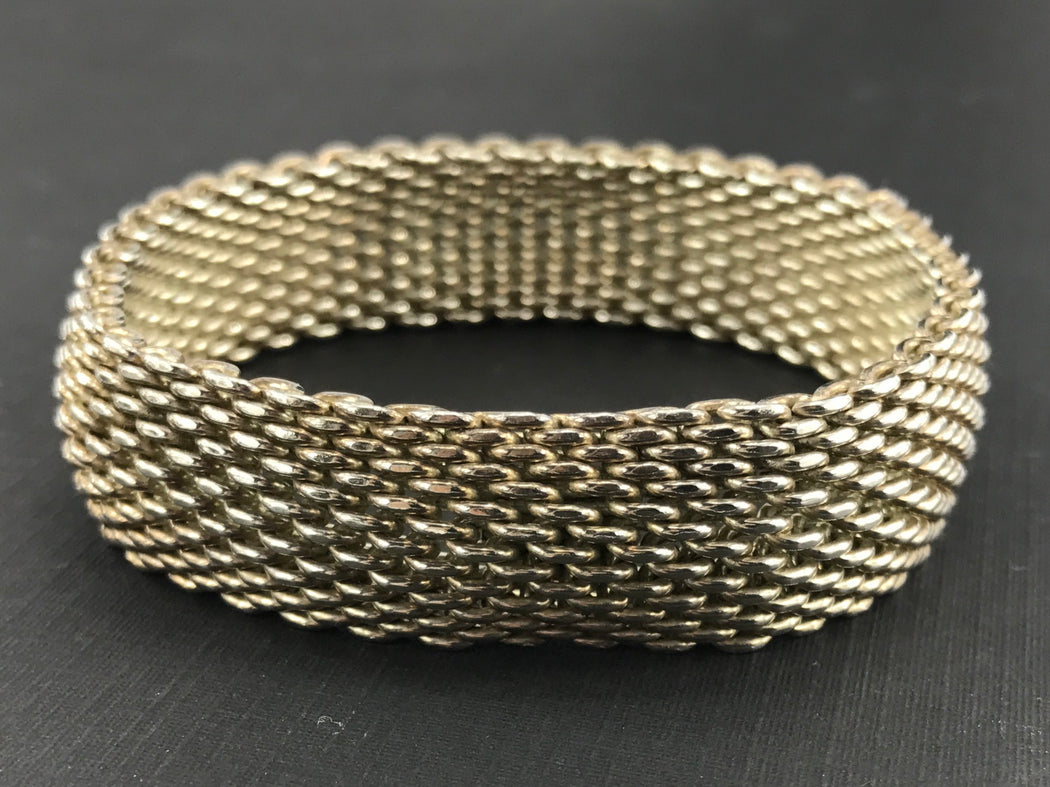 tiffany mesh silver bracelet