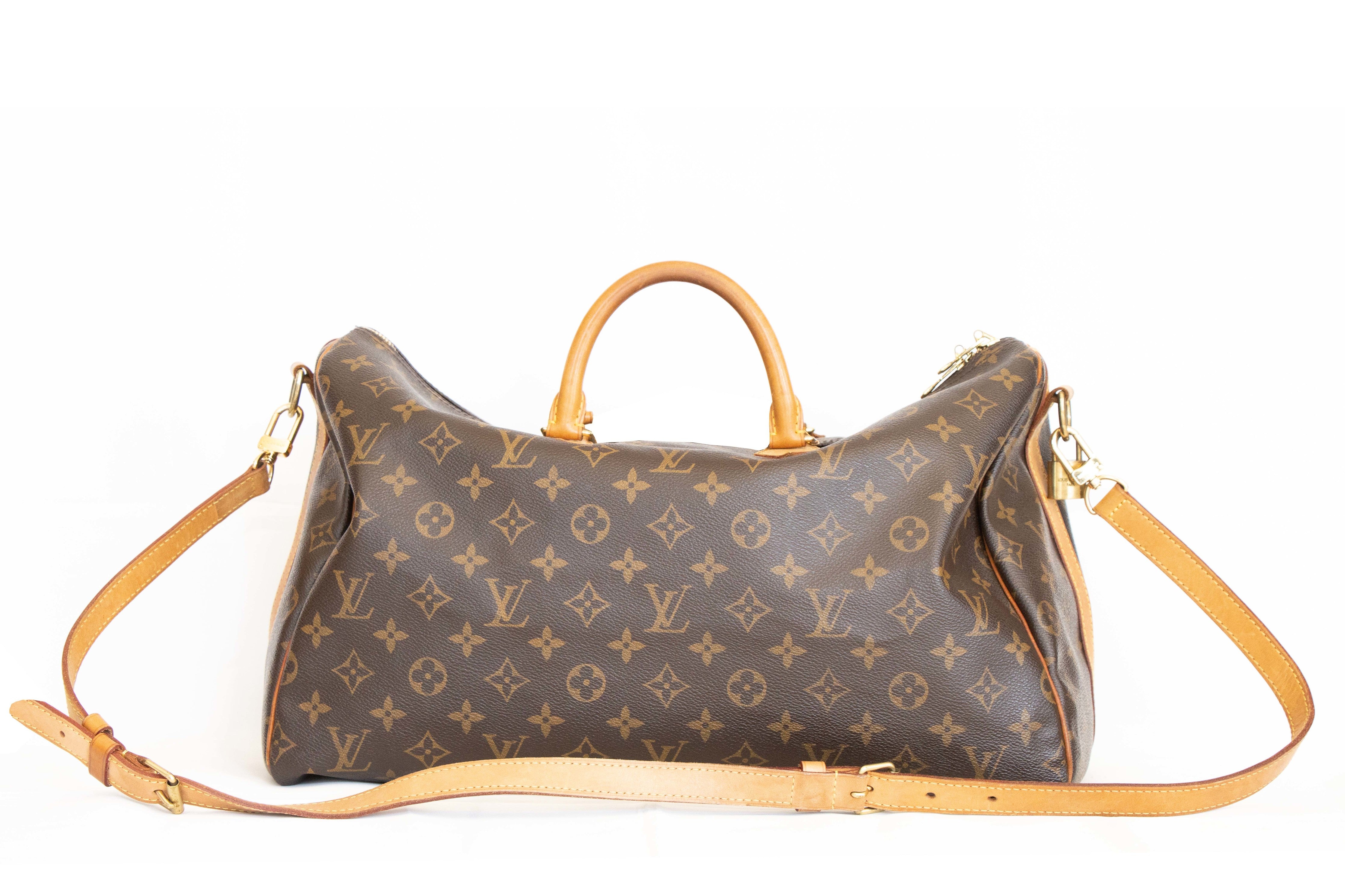 Louis Vuitton Speedy Bandouliere Monogram Upside Down Ink Without  Accessories 40 Navy in Coated Canvas with Brass  US